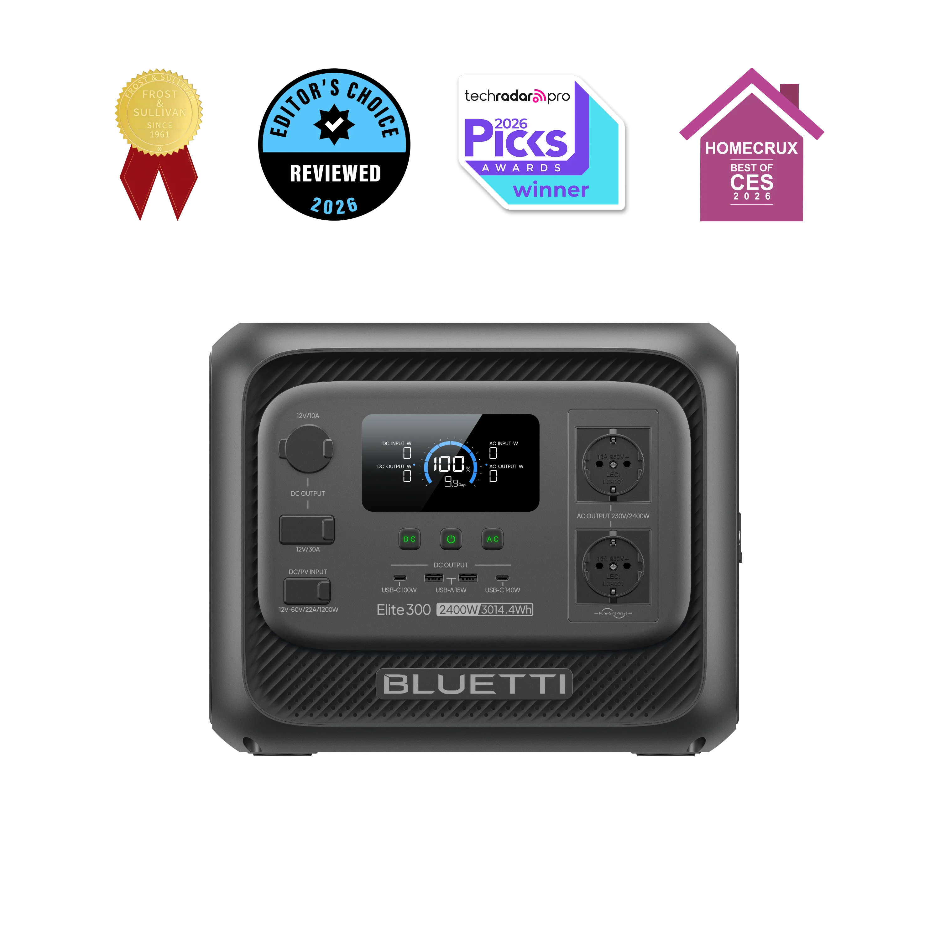 BLUETTI Station d'énergie Portable & BLUETTI Groupe Électrogène Solaire